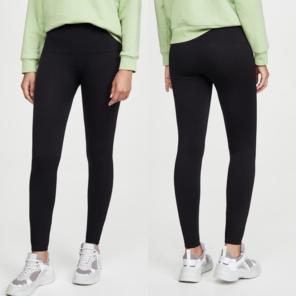 SPANX look at me now black seamless leggings Large